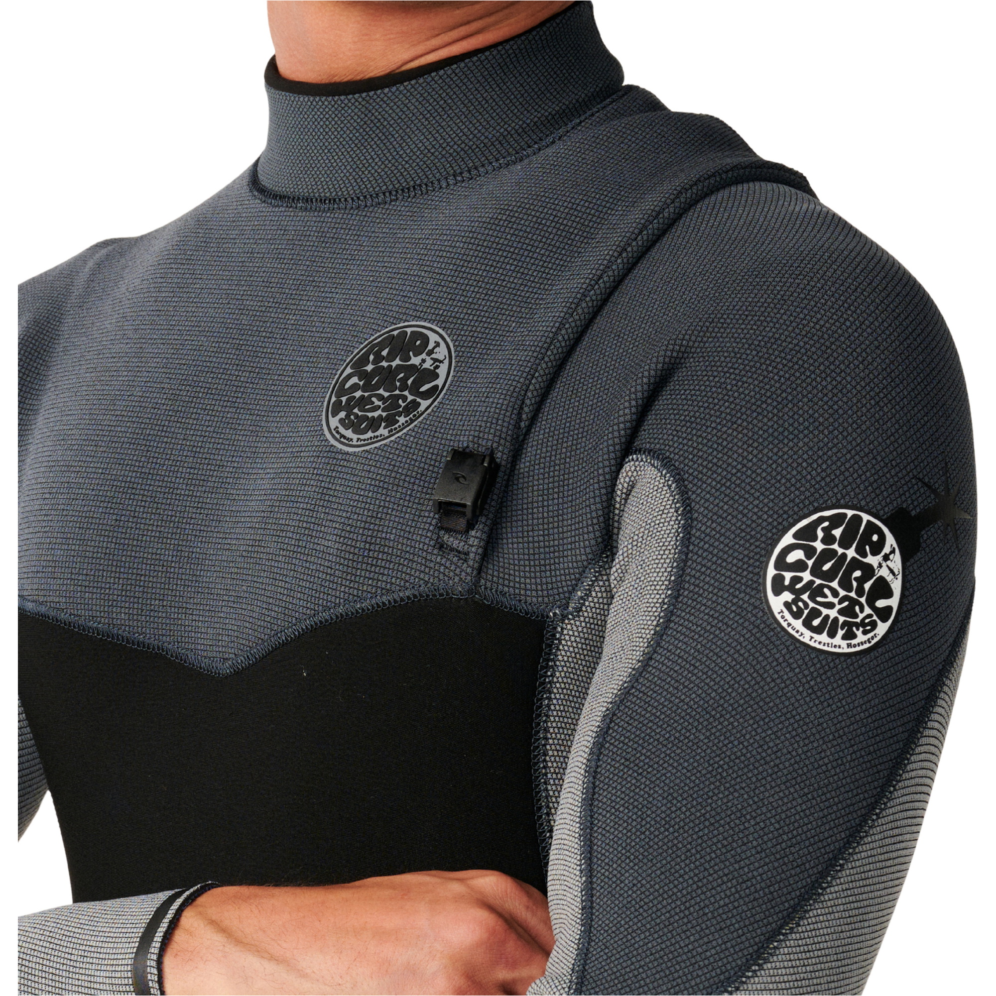 2026 Rip Curl Mens Flashbomb Pro 3/2mm Zip Free Wetsuit 17GMFS - Charcoal Grey